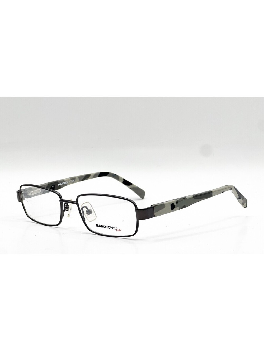 Marchon Nyc Kids Oliver 033 Black Camouflage Authentic Eyeglasses 47-16-125